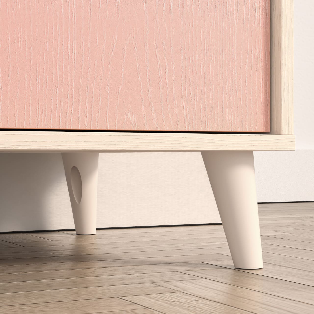 Skříň EVE 02 pouštní písek / millenial pink - Obrázek 9