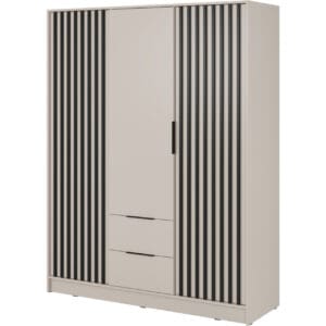 Skříň LAILA 3D kašmír / černá