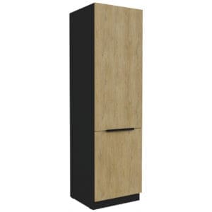 Skříň na vestavou lednici 60 CAMERON 41 černá / dub cremona