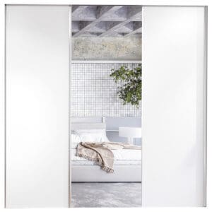 Posuvné dveře ke skříni MERV F1 180 bílé