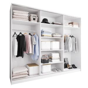 Skříň otevřená MERV K2 250 bílá