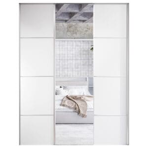 Posuvné dveře ke skříni MERV F4 150 bílé