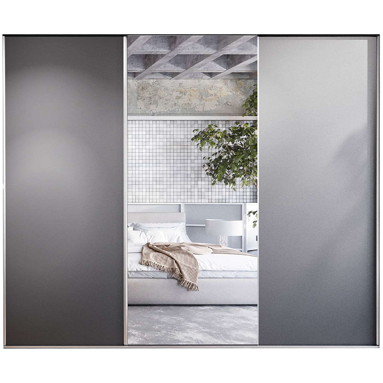 Posuvné dveře ke skříni MERV F1 250 černé