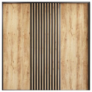 Posuvné dveře ke skříni MERV F7 180 dub wotan / černé