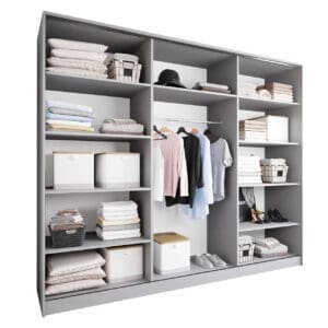 Skříň otevřená MERV K5 270 šedá