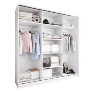 Skříň otevřená MERV K6 180 bílá