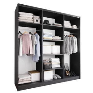 Skříň otevřená MERV K6 180 černá