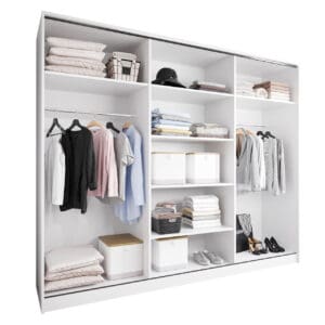 Skříň otevřená MERV K6 250 bílá