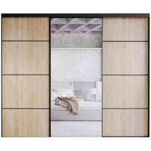 Posuvné dveře ke skříni MERV F6 270 sonoma