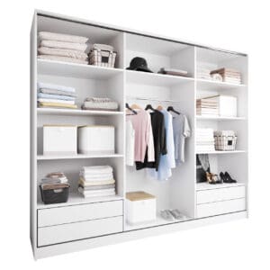 Skříň otevřená MERV K7 250 bílá