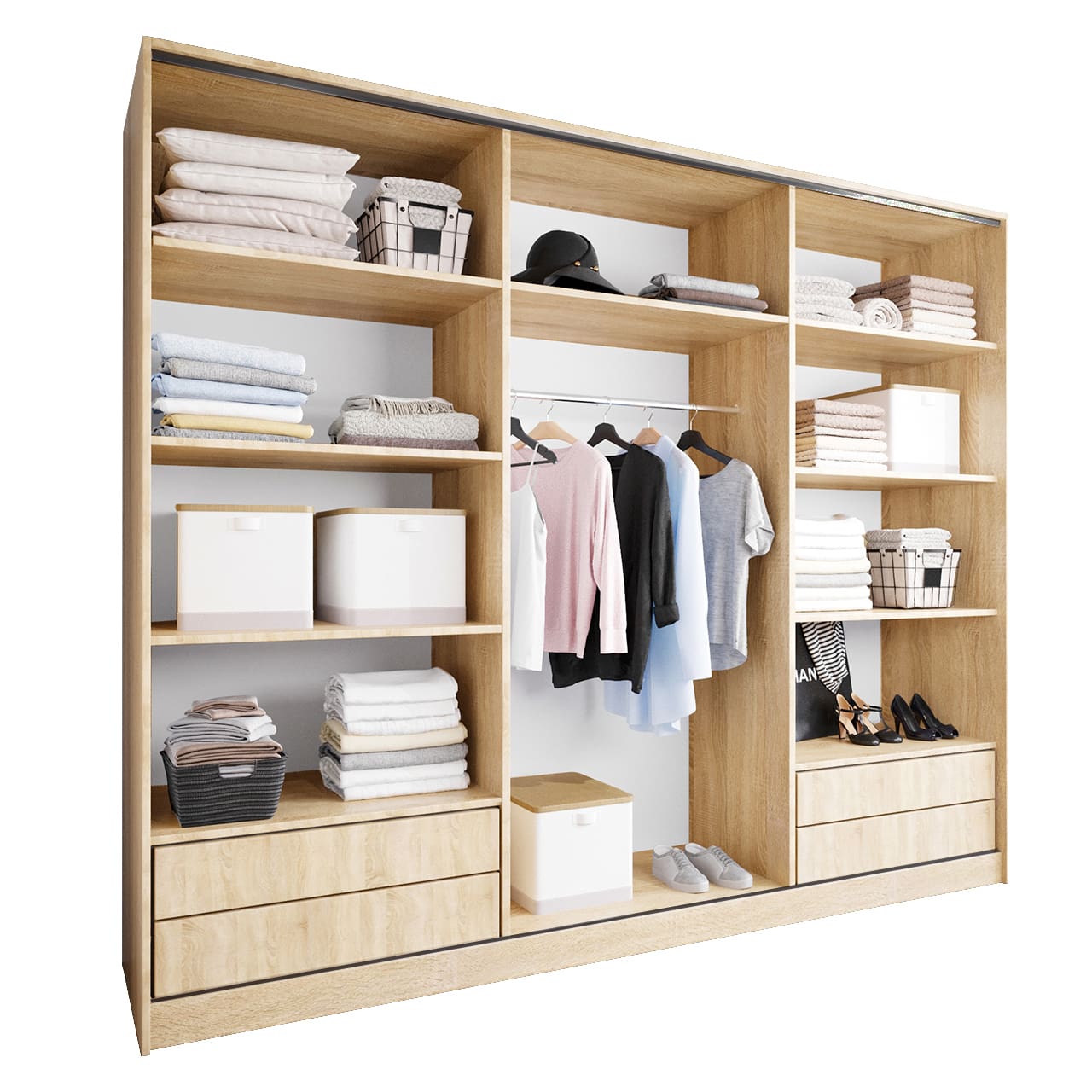 Skříň otevřená MERV K7 250 sonoma