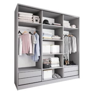 Skříň otevřená MERV K8 200 šedá