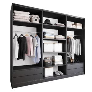 Skříň otevřená MERV K8 270 černá