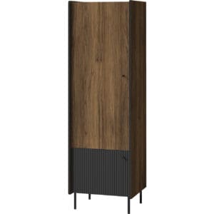 Skříň PRESTI 02 ořech warmia / černá