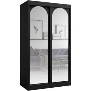 Skříň s posuvnými dveřmi 120 MOGI černá