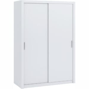 Skříň s posuvnými dveřmi 150 BONEY BO08 bílá