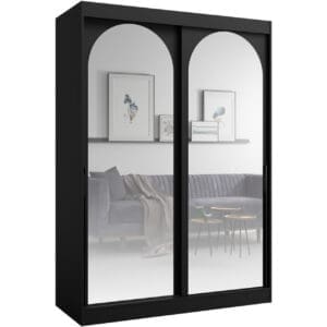 Skříň s posuvnými dveřmi 150 MOGI černá