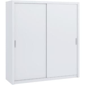 Skříň s posuvnými dveřmi 200 BONEY BO10 bílá