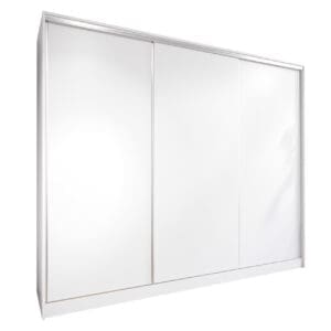 Skříň s posuvnými dveřmi se zásuvkami BRITTO D 270 bílá