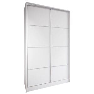 Skříň s posuvnými dveřmi se zásuvkami LOTUS C 120 bílá