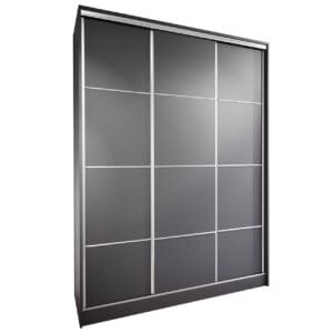 Skříň s posuvnými dveřmi LOTUS B 150 černá