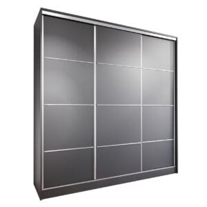 Skříň s posuvnými dveřmi LOTUS A 200 černá