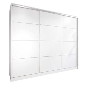 Skříň s posuvnými dveřmi se zásuvkami LOTUS D 270 bílá