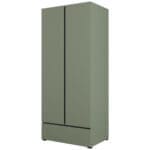 Skříň s šuplíkem CROSI 18 zelená / černá