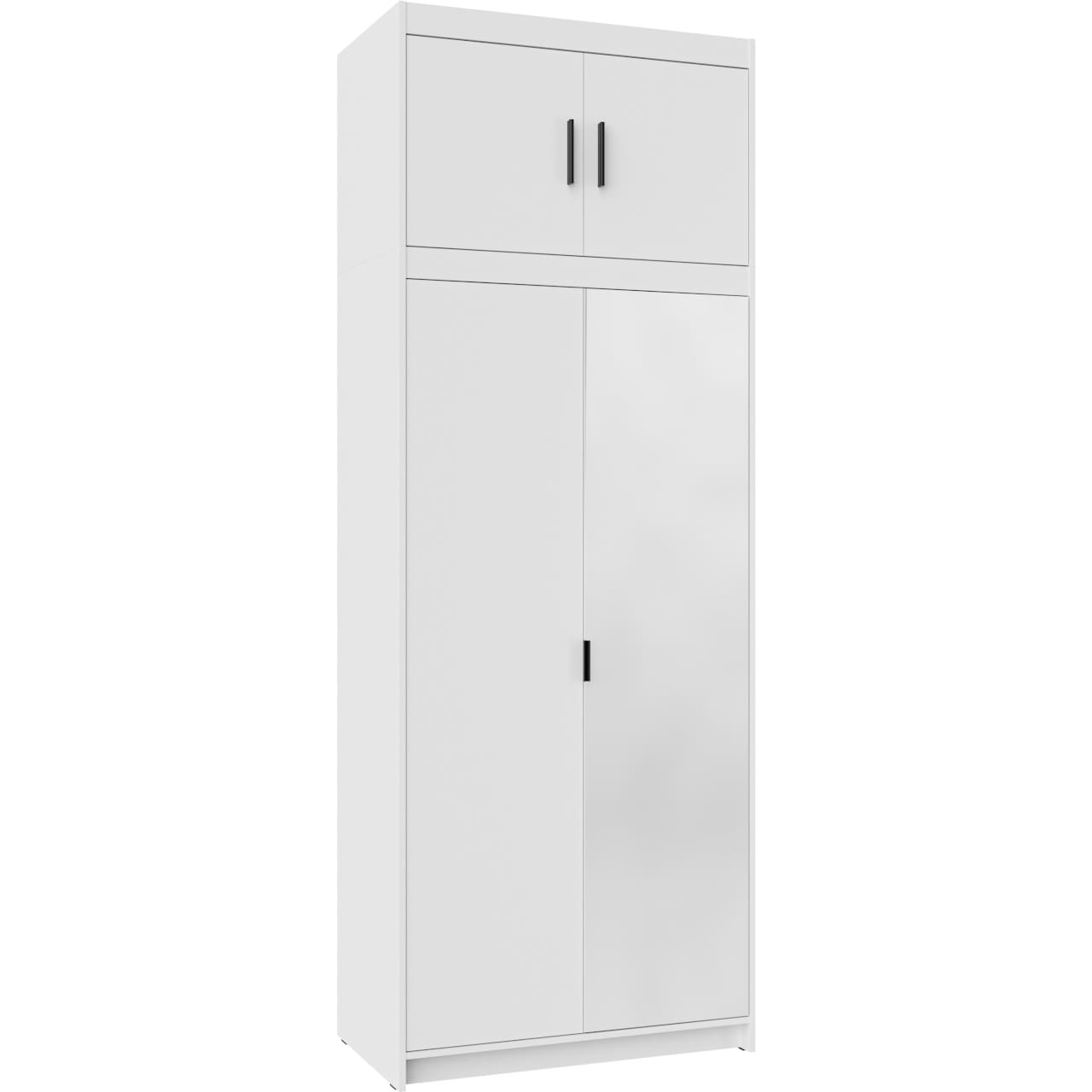 Skříň se zrcadlem ELENI 2D1L bílá - Obrázek 2