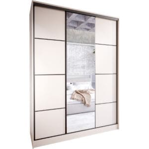 Skříň se zrcadlem NOVI B 150 kašmír