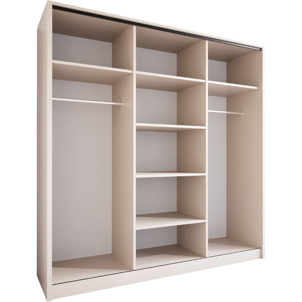 Skříň se zrcadlem NOVI B 180 kašmír - Obrázek 2