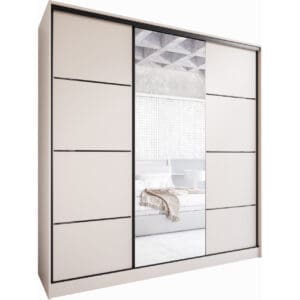 Skříň se zrcadlem NOVI B 200 kašmír
