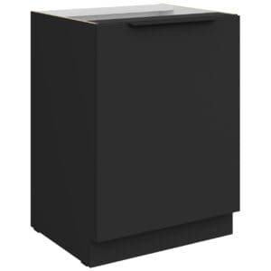 Skříňka dolní 60 ERIS 06 černý mat / černý