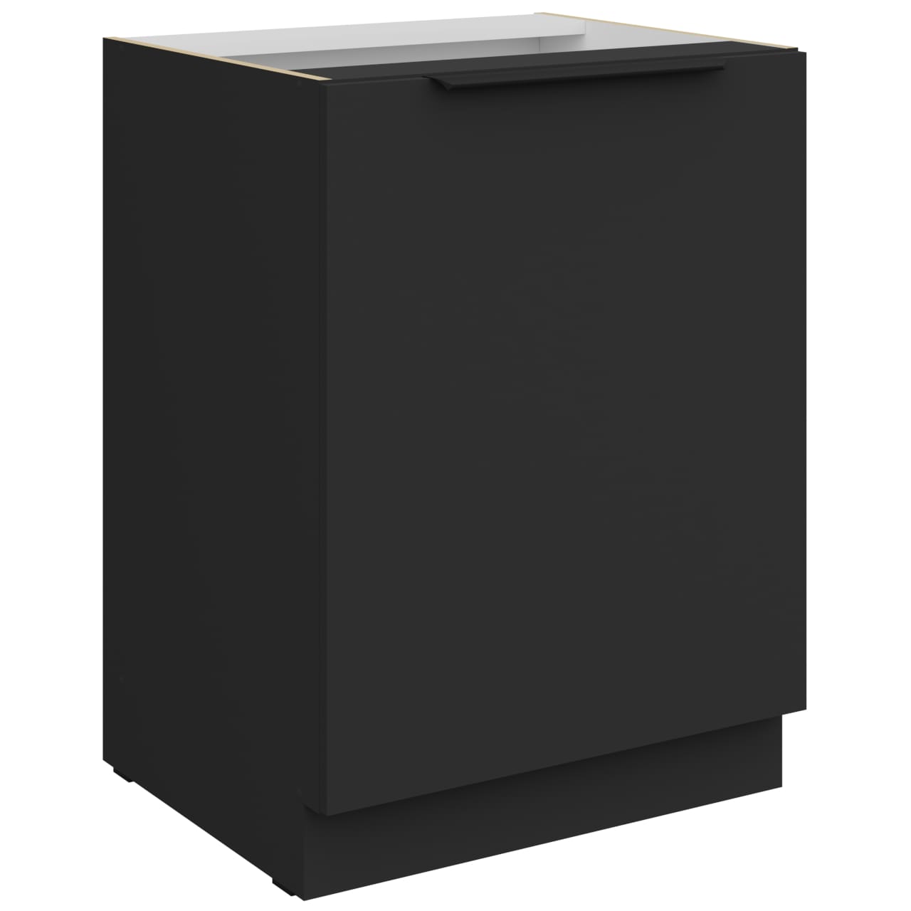 Skříňka dolní 60 ERIS 06 černý mat / černý