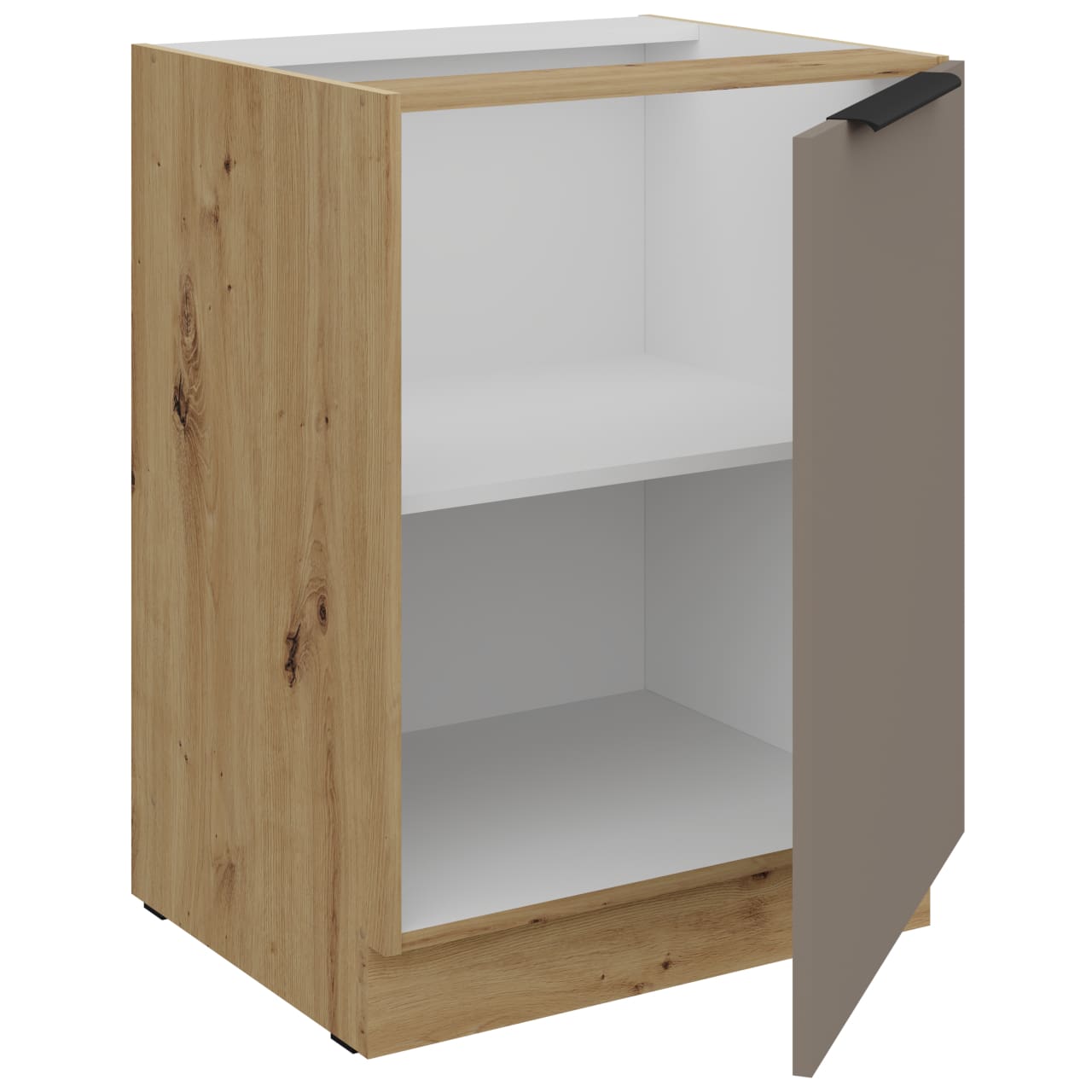 Skříňka dolní 60 ERIS 06 dub artisan / písková šedá - Obrázek 2