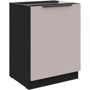 Skříňka dolní 60 SILVIA 06 černý / kašmír