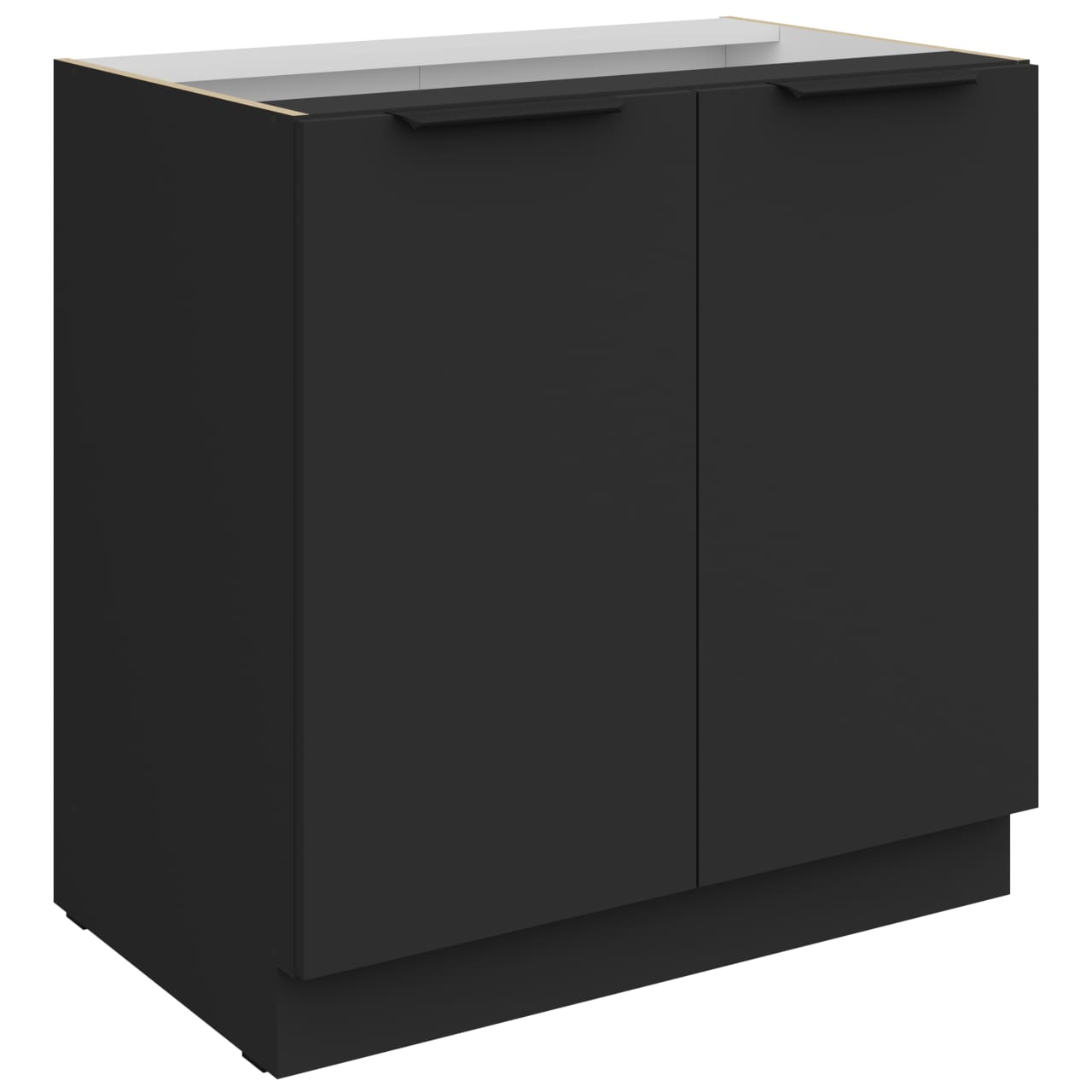 Skříňka dolní 80 ERIS 03 černý mat / černý