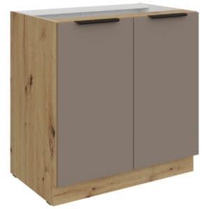 Skříňka dolní 80 ERIS 03 dub artisan / písková šedá