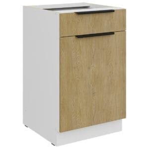 Skříňka dolní se zásuvkou 50 CAMERON 10 bílý / dub cremona
