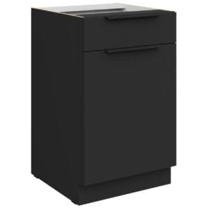 Skříňka dolní se zásuvkou 50 ERIS 10 černý mat / černý