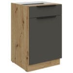 Skříňka dolní se zásuvkou 50 ERIS 10 dub artisan / grafit AFM