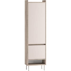 Skříňka FLEUR 01 dub cremona terracotta / kašmír