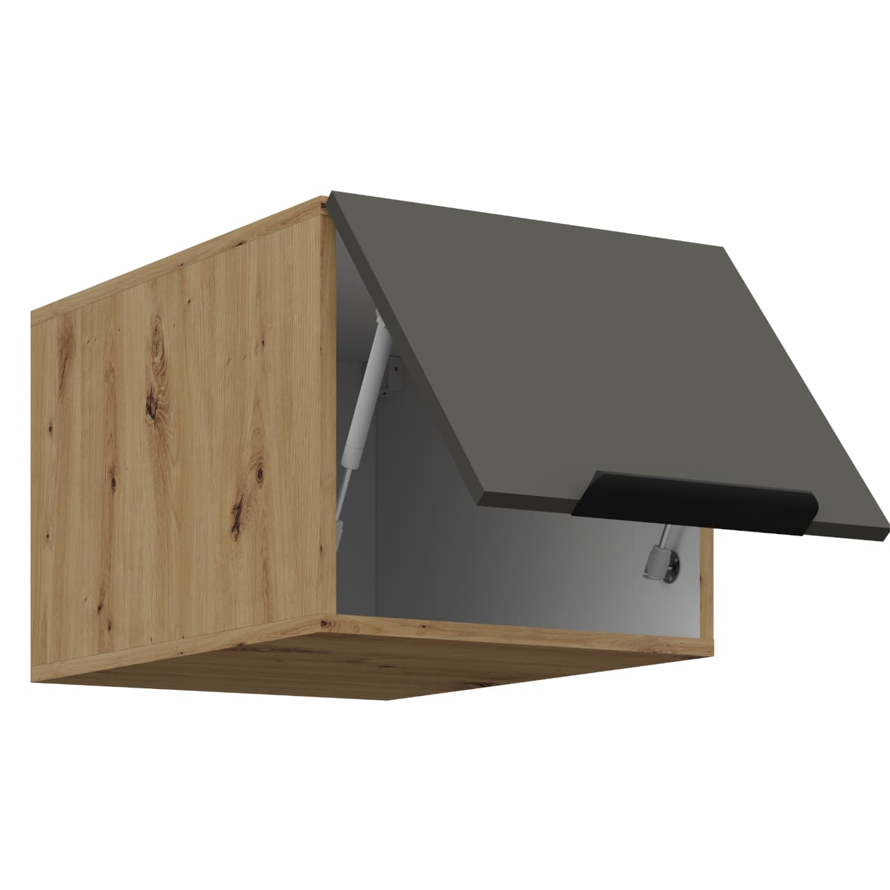 Skříňka horní 40 ERIS 40 dub artisan / grafit - Obrázek 2