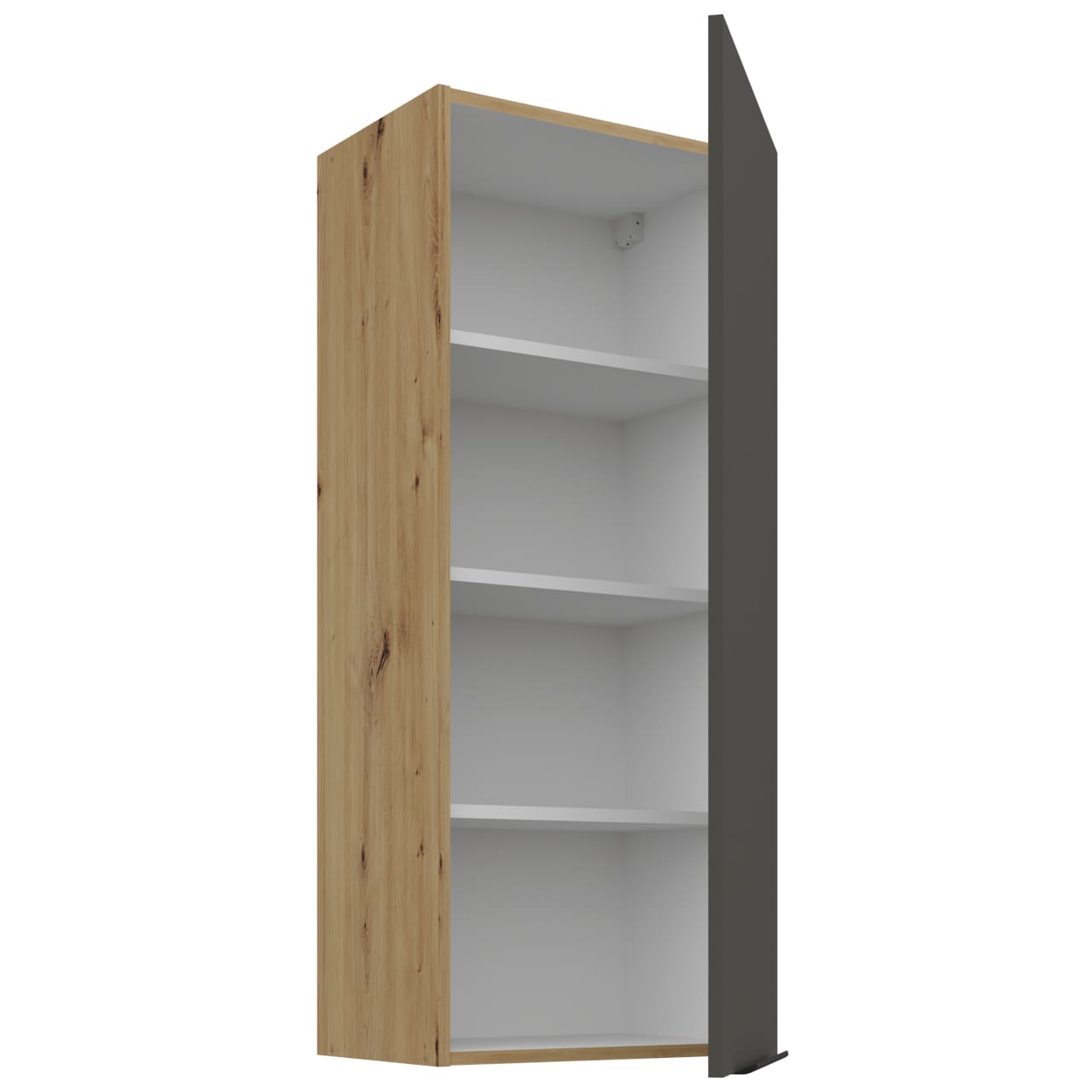 Skříňka horní 45 ERIS 39 dub artisan / grafit - Obrázek 2