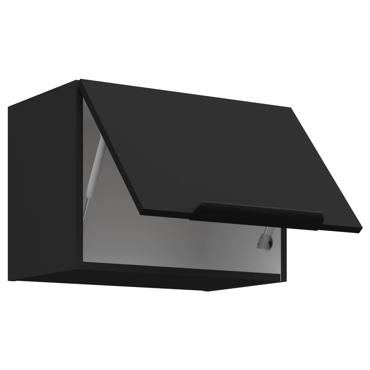 Skříňka horní 50 ERIS 32 černý mat / černý - Obrázek 2