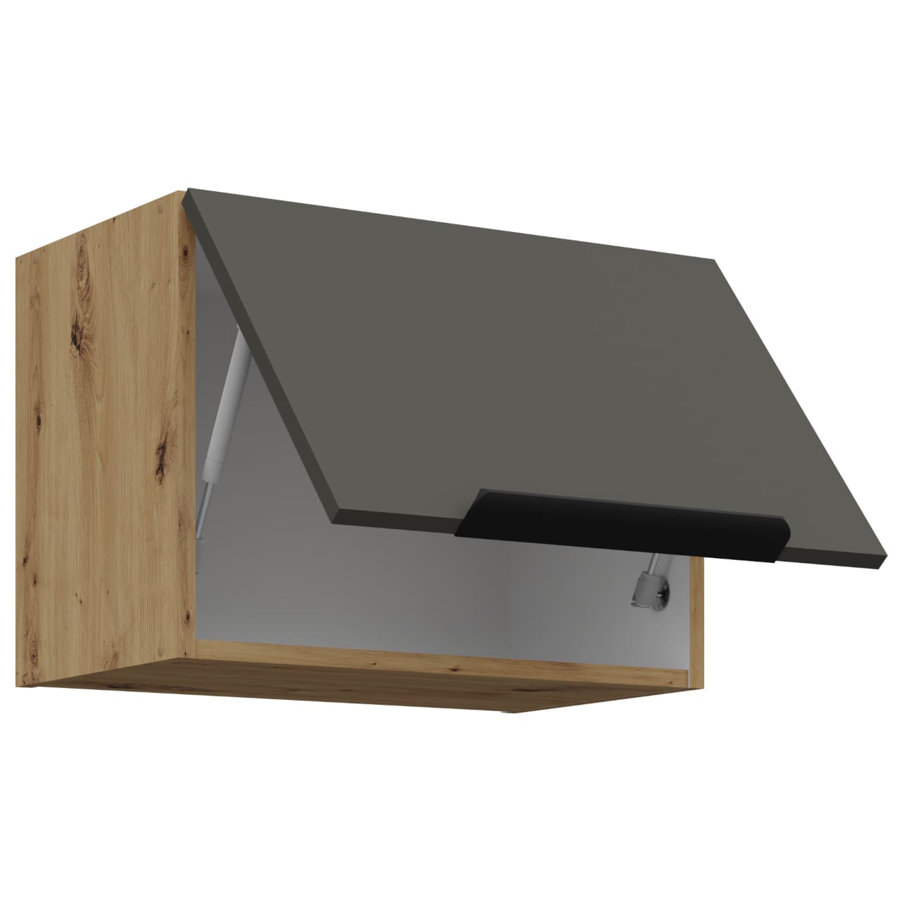 Skříňka horní 50 ERIS 32 dub artisan / grafit - Obrázek 2