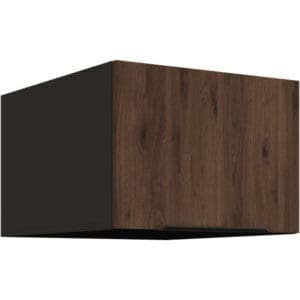 Skříňka horní 50 SILVIA 32 černý / ořech okapi