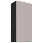 Skříňka horní 50 SILVIA 68 černý / kašmír