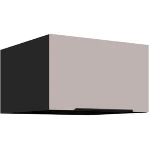 Skříňka horní 60 SILVIA 24 černý / kašmír