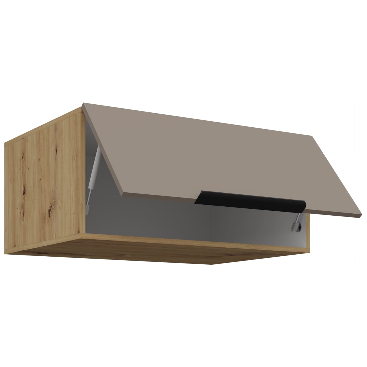 Skříňka horní 80 ERIS 17 dub artisan / písková šedá - Obrázek 2